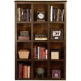 thumbnail image 1 of Poplar Storage Bookcase with 12 Fixed Openings, Grey, 1 of 1
