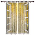 thumbnail image 1 of Poplar Tree Snow Valance Window Curtains For Living Room Bedroom Kitchen Home Korean Room Decor Youth Room Window Curtai, 1 of 6