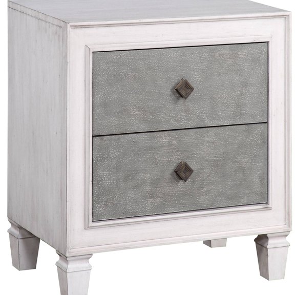 Poplar Wood and Full - extension Drawers / Bedroom Nightstand