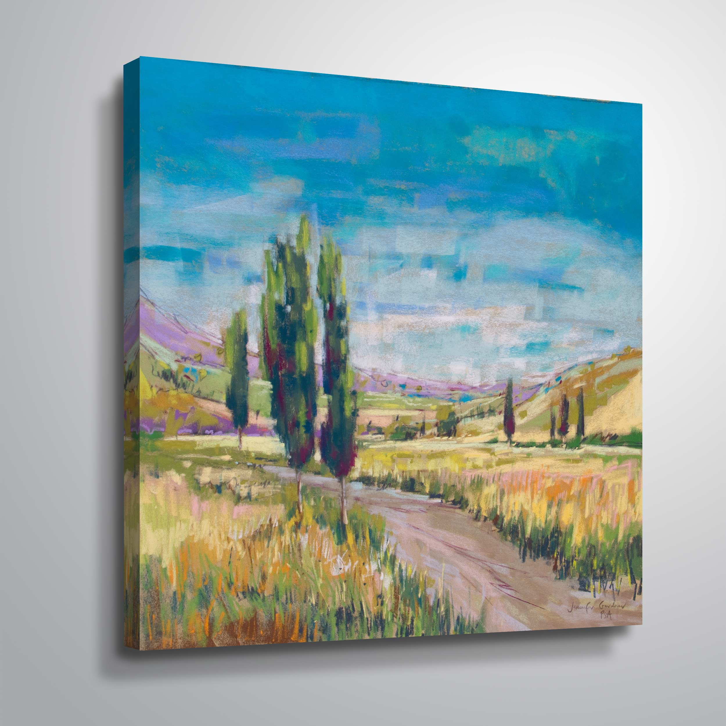 Poplars Country Path