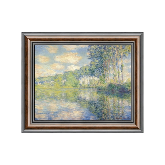 Poplars on the Epte by Claude Monet Framed Wall Art Print, Landscape Nature Print, 11x14, 2417