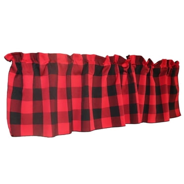 Damask Taffeta Window Valance - Gothic Victorian Style Topper With Ruffles For Bedroom, Nursery & Kitchen