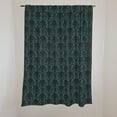 thumbnail image 1 of Poplin Damask Print Polyester Window Curtain 58 Inch Wide Hunter Green, 1 of 3