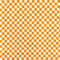 thumbnail image 1 of Poplin Fabric Cotton Checkered Print Hypoallergenic 60 Inches By The Yard For Sewing Shirts, Blouses, Button Downs, Table Covers, Racing Flags, Linings, & More - White / Orange (1 Yard), 1 of 4