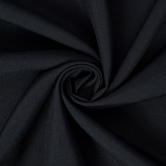 Poplin Fabric Polyester Solid 60'' by the Yard Table Covers Decoration Apparel (Dark Navy)