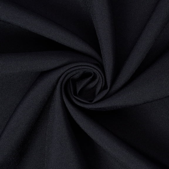 Poplin Fabric Polyester Solid 60'' by the Yard Table Covers Decoration Apparel (Dark Navy)