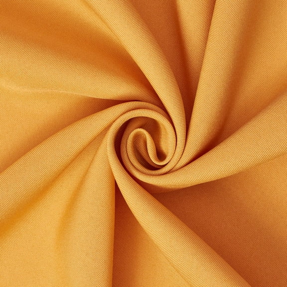 Poplin Fabric Polyester Solid 60'' by the Yard Table Covers Decoration Apparel (Gold)
