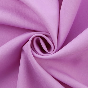 Poplin Fabric Polyester Solid 60'' by the Yard Table Covers Decoration Apparel (Lavender)