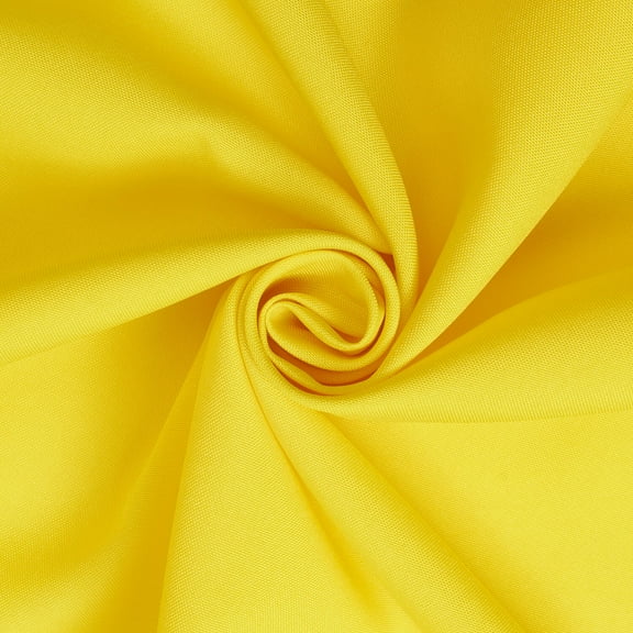 Poplin Fabric Polyester Solid 60'' by the Yard Table Covers Decoration Apparel (Neon Yellow)