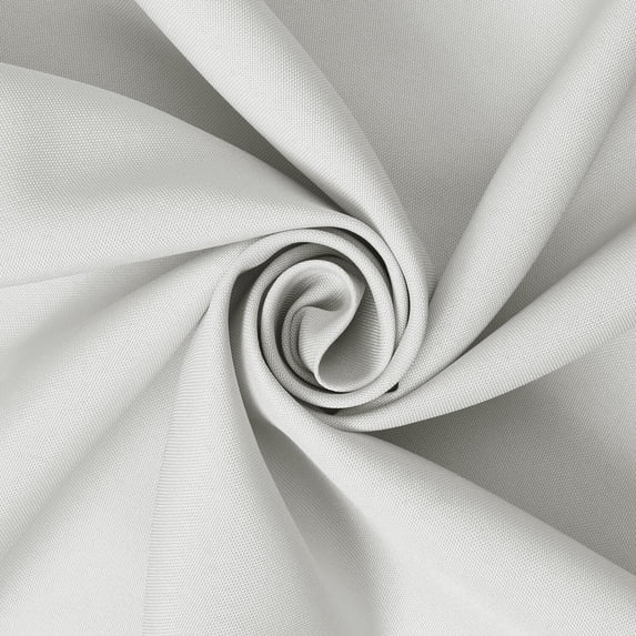 Poplin Fabric Polyester Solid 60'' by the Yard Table Covers Decoration Apparel (Silver)