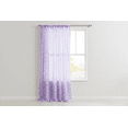 thumbnail image 1 of Poplin Gingham Checkered Window Curtain 56 Inch Wide Lavender, 1 of 4