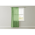 thumbnail image 1 of Poplin Gingham Checkered Window Curtain 56 Inch Wide Lime Green, 1 of 4