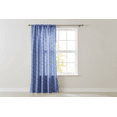 thumbnail image 1 of Poplin Gingham Checkered Window Curtain 56 Inch Wide Royal Blue, 1 of 4