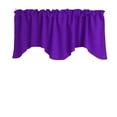 thumbnail image 1 of Poplin Solid Scalloped Wave Window Valance 58" Wide / 20" Tall, 1 of 10