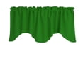 thumbnail image 1 of Poplin Solid Scalloped Wave Window Valance 58" Wide / 20" Tall, 1 of 10