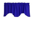 thumbnail image 1 of Poplin Solid Scalloped Wave Window Valance 58" Wide / 20" Tall, 1 of 10