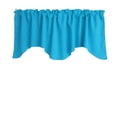 thumbnail image 1 of Poplin Solid Scalloped Wave Window Valance 58" Wide / 20" Tall, 1 of 10