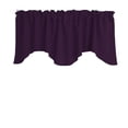 thumbnail image 1 of Poplin Solid Scalloped Wave Window Valance 58" Wide / 20" Tall, 1 of 10