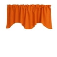 thumbnail image 1 of Poplin Solid Scalloped Wave Window Valance 58" Wide / 20" Tall, 1 of 10