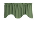 thumbnail image 1 of Poplin Solid Scalloped Wave Window Valance 58" Wide / 20" Tall, 1 of 10