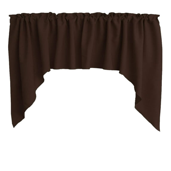 Poplin Solid Swag Window Valance 72" Wide / 36" Tall