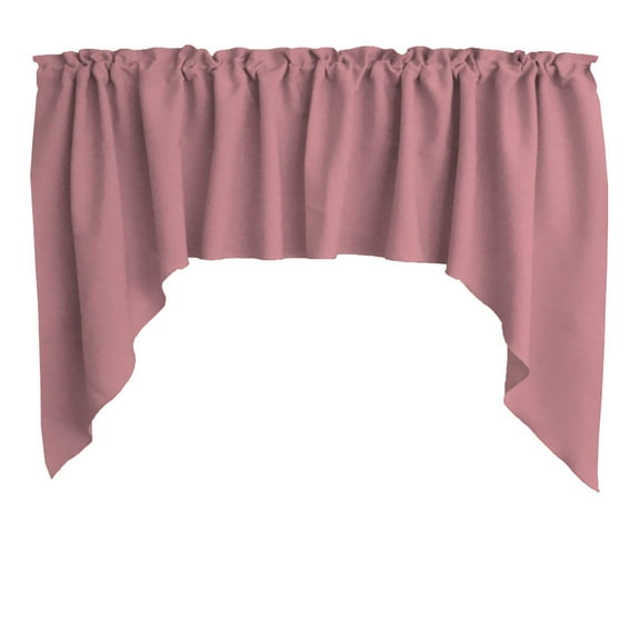 Poplin Solid Swag Window Valance 72" Wide / 36" Tall