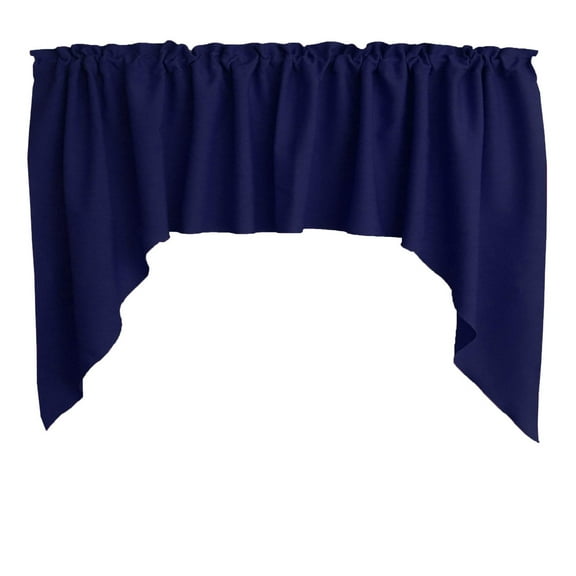 Poplin Solid Swag Window Valance 72" Wide / 36" Tall