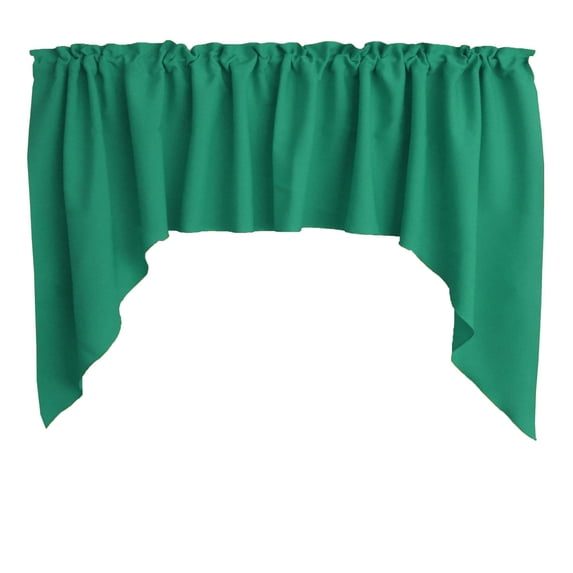 Poplin Solid Swag Window Valance 72" Wide / 36" Tall