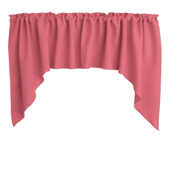 Poplin Solid Swag Window Valance 72" Wide / 36" Tall