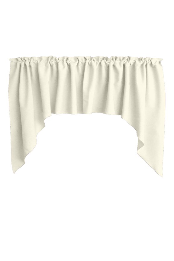 Poplin Solid Swag Window Valance 72" Wide / 36" Tall