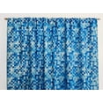 thumbnail image 1 of Poplin Square Pixelated Print Polyester Window Curtain 58 Inch Wide, 1 of 8