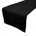 thumbnail image 1 of Poplin Table Runner Solid Black, 1 of 1