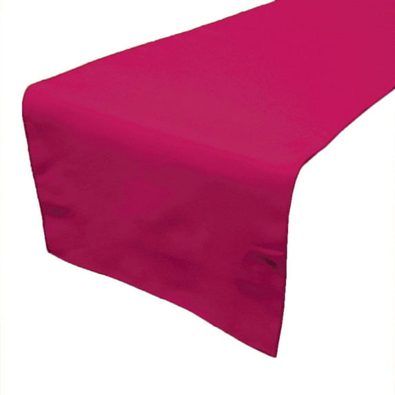 Poplin Table Runner Solid Fuchsia