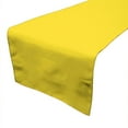 thumbnail image 1 of Poplin Table Runner Solid Lemon Yellow, 1 of 1