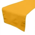 thumbnail image 1 of Poplin Table Runner Solid Marigold Yellow, 1 of 1