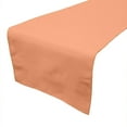 thumbnail image 1 of Poplin Table Runner Solid Peach, 1 of 1