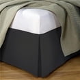 thumbnail image 1 of Poplin Tailored Bed Skirt  Black - King, 1 of 1