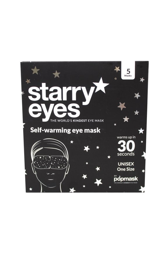 Starry Eyes Self Warming Eye Mask 5 Pack  Heated Disposable Eye Masks for Relaxation, Travel, Spa, Meditation