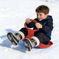 thumbnail image 1 of Popo Ride-On Bob, Sledge with Handle, Adults and Children Slider Sledge Snow Slider Bob Snow Racer for Tobogganing & Sledging 54cm, 1 of 5