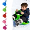 thumbnail image 1 of Popo Ride-On Bob, Sledge with Handle, Adults and Children Slider Sledge Snow Slider Bob Snow Racer for Tobogganing & Sledging 54cm, 1 of 6