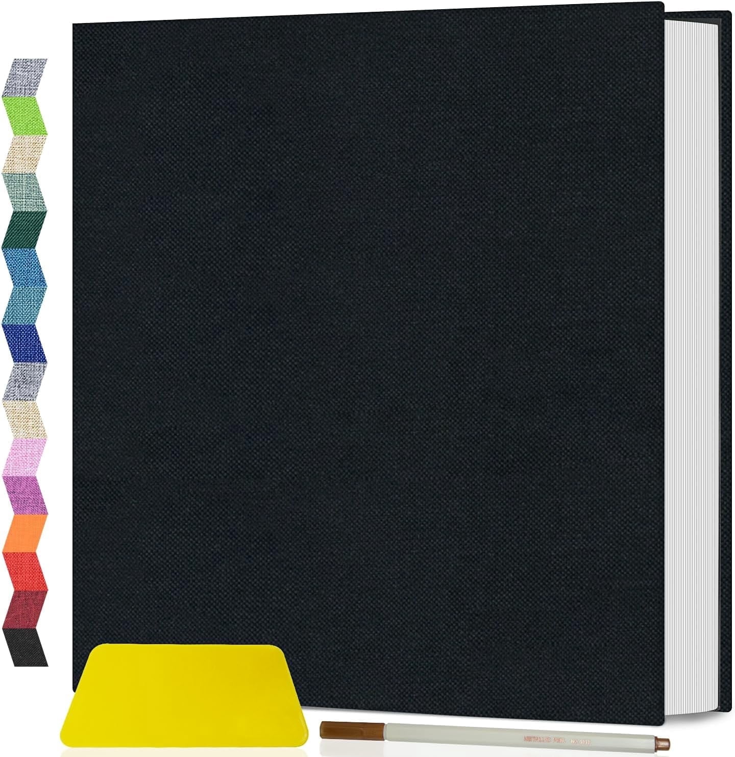 Popotop Photo Album Self Adhesive Scrapbook Album for 4x6 5x7 8x10 Pictures DIY Photo Book as Scrapbooking Supplies Kits, Birthday Gifts for Women Mom Wedding Baby Family Travel