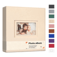 thumbnail image 1 of HeariCro Vegan Leather 4x23 Photo Album with Display Window Memory Book Family Wedding Gift, 1 of 7