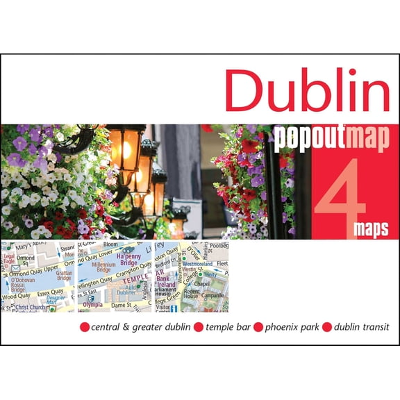 Popout Maps Dublin Popout Map, (Paperback)