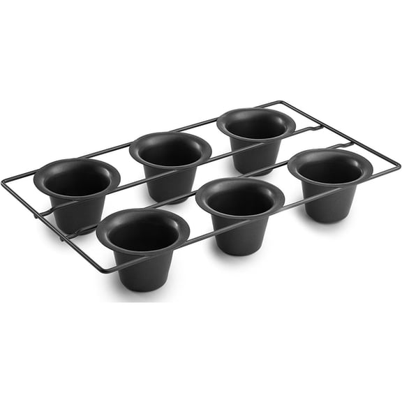 Popover Pan for Baking - Extra Deep, Non-Stick, Easy to Clean, Sturdy, Professional Grade Materials