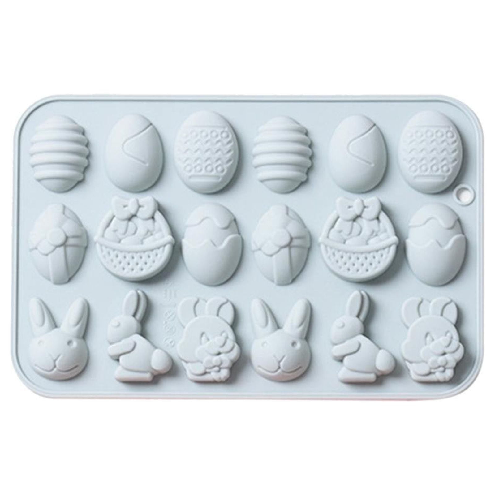 Popover Pans Cake Moulding DessertSilicone 18 Easter Egg Rabbit