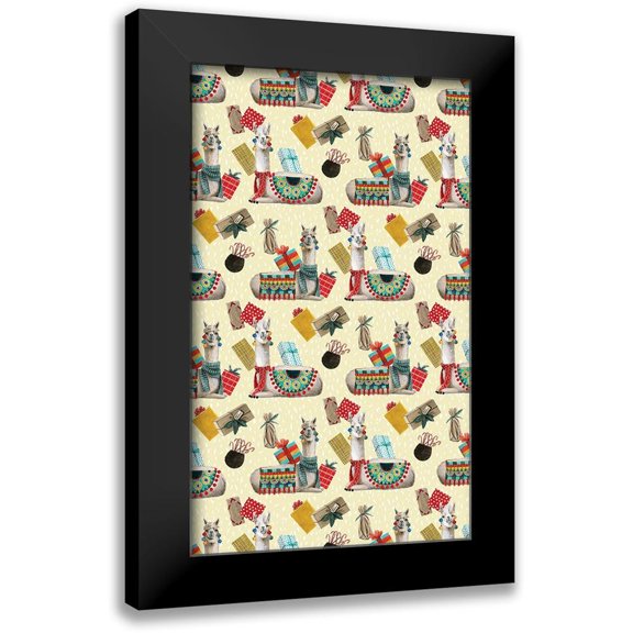 Popp, Grace 10x14 Black Modern Framed Museum Art Print Titled - Boho Christmas Collection E