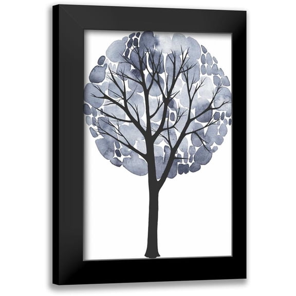 Popp, Grace 11x14 Black Modern Framed Museum Art Print Titled - Midnight Elm II