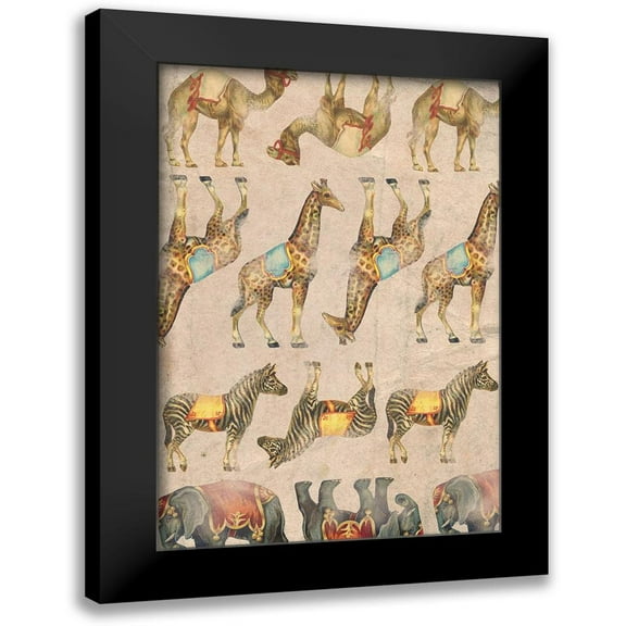 Popp, Grace 11x14 Black Modern Framed Museum Art Print Titled - Vintage Circus Collection E
