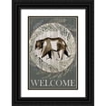 thumbnail image 1 of Popp, Grace 11x14 Black Ornate Wood Framed with Double Matting Museum Art Print Titled - Woodland Welcome III, 1 of 4