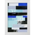 thumbnail image 1 of Popp, Grace 11x14 White Modern Wood Framed Museum Art Print Titled - Black and Blue Bricks II, 1 of 4